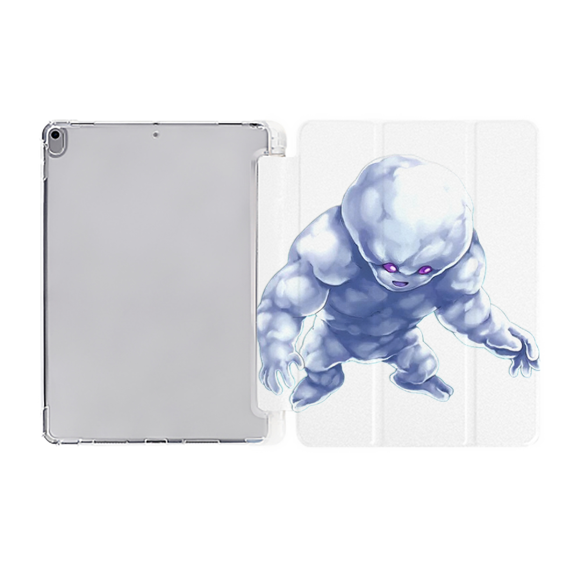 （画像用） 遊☆戯☆王 Yu-Gi-Oh! IPad ケース ペン収納付き 三つ折りスタンド PUレザー×シリコン 対応機種9.5/10.5/10.9インチ